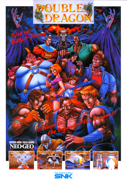 Double Dragon (Neo-Geo) Arcade Game Cover